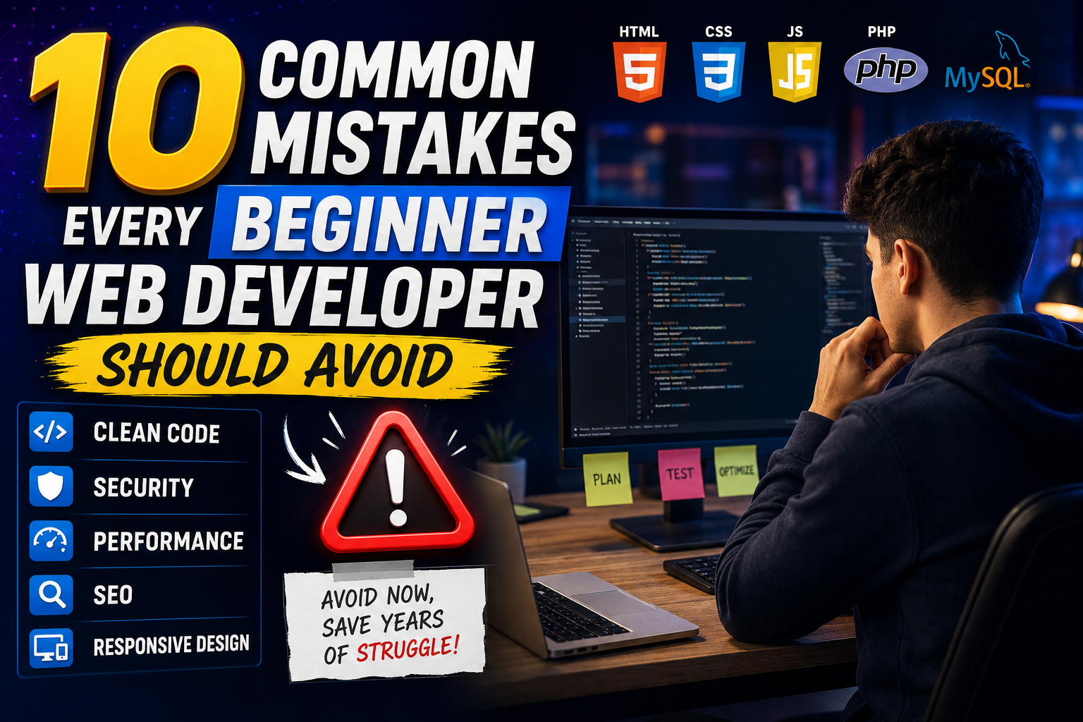 10 Common Mistakes Every Beginner Web Developer Should Avoid